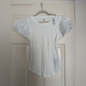 GAP Women's Short Sleeve White Top